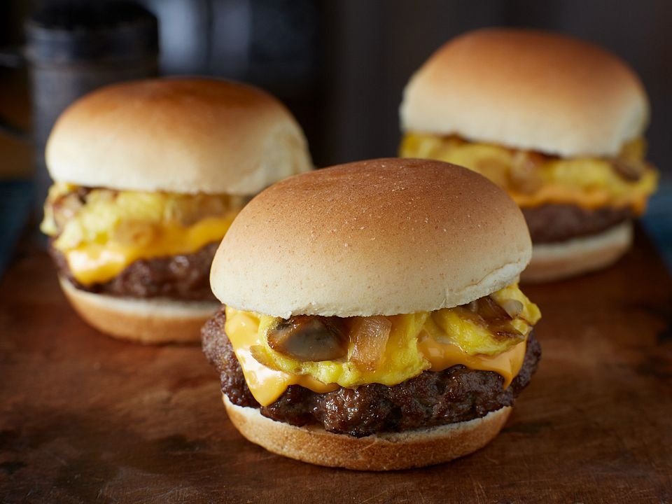 Beef Sliders with cheese